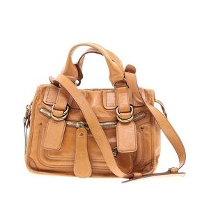 Chloé Tan Leather Bay Bag